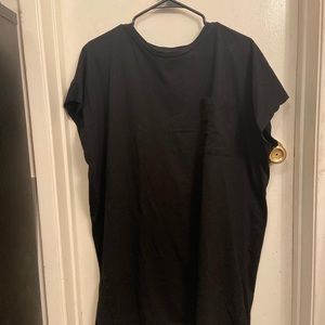 black tshirt dress